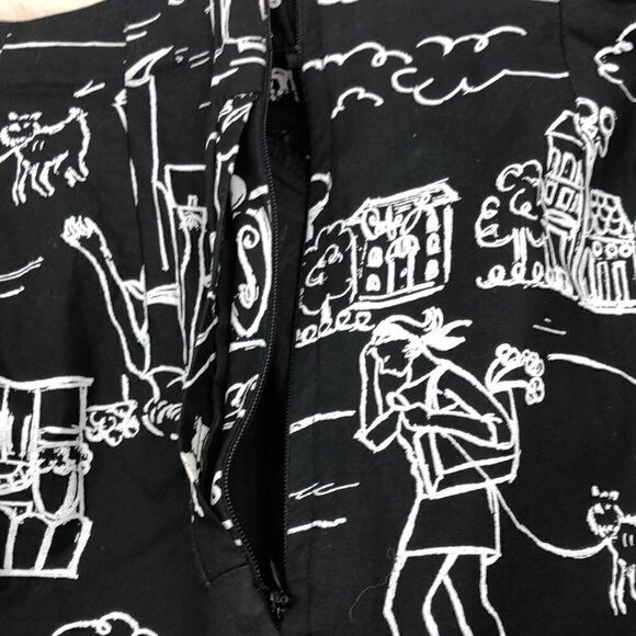 Austin Clothing Co black side zip city print short - Picture 4 of 5